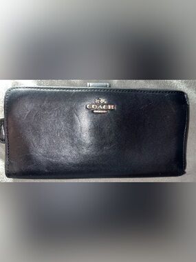 Coach Black Leather Wallet
